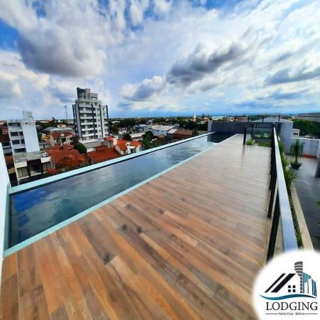 Apto Moderno Con Piscina De Borde Infinito سانتا كروز دي لا سي المظهر الخارجي الصورة